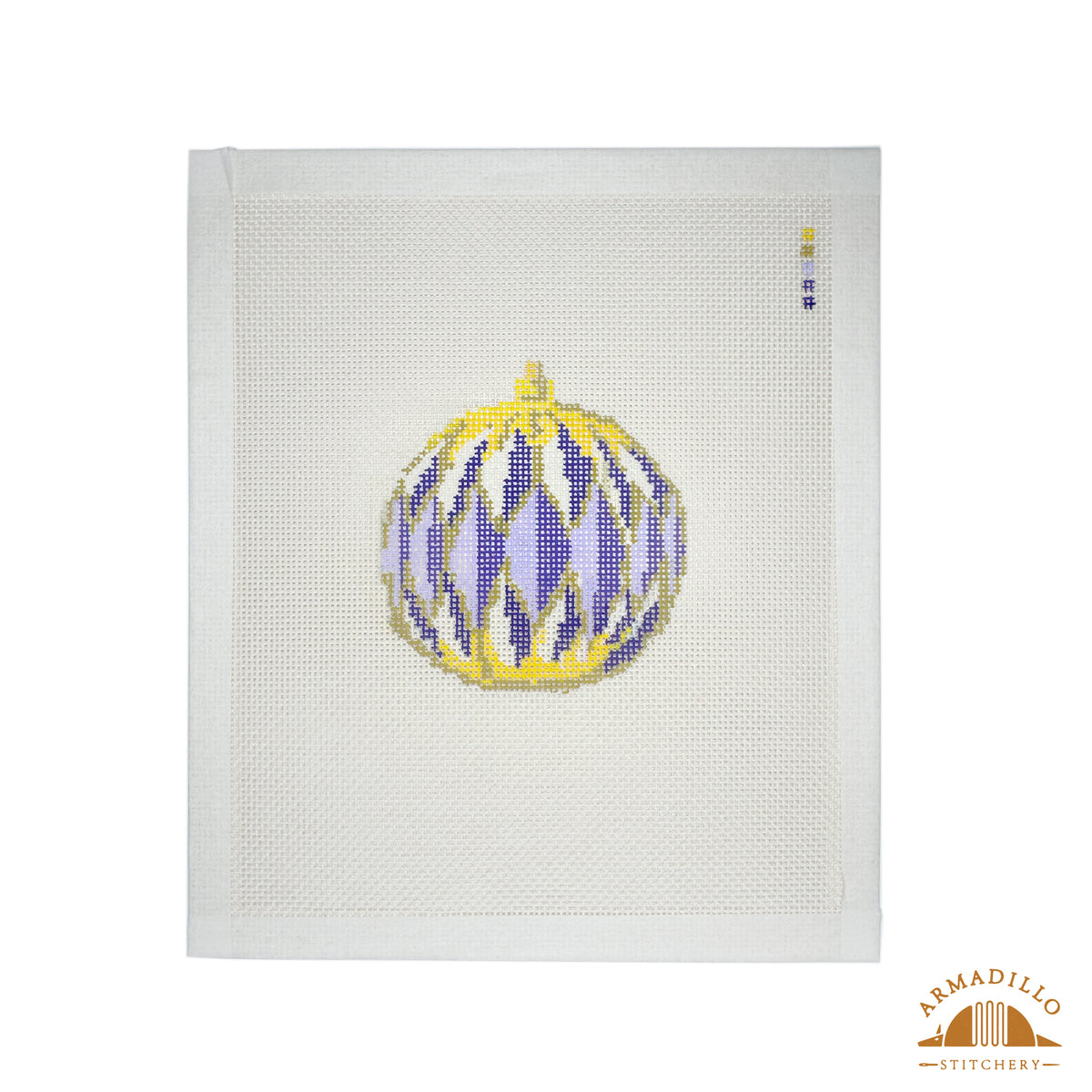 Purple and Gold Ornament